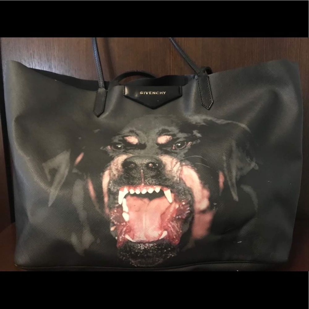 Givenchy Rottweiler tote/clutch/dust cover